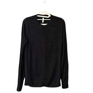 Calibre Men’s Black Crewneck 100% Merino Wool Sweater Size XS